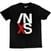 T-skjorte INXS US Tour (Back Print) Black XL T-skjorte