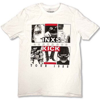 T-särk INXS KICK Tour White M T-särk - 1