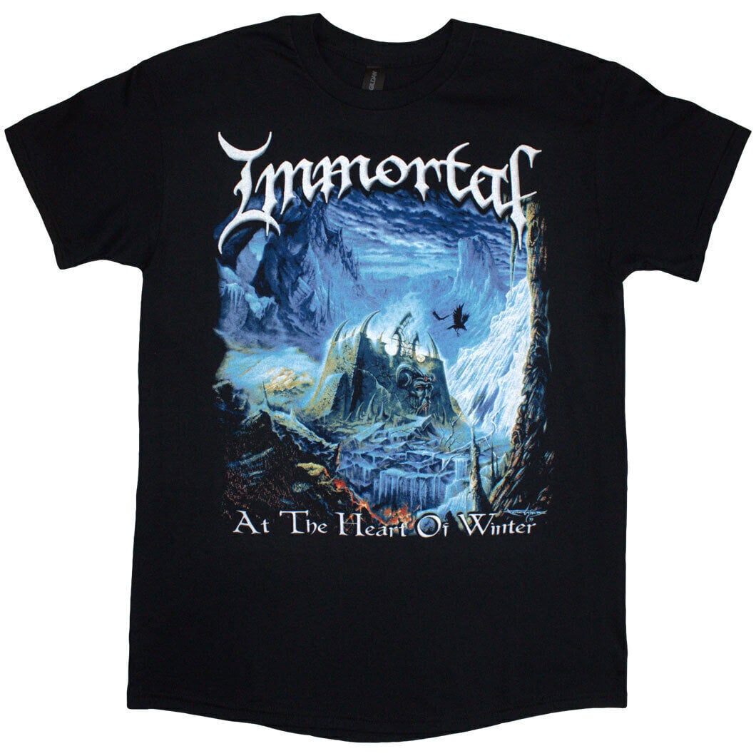 T-särk Immortal At The Heart Of Winter (Back Print) Black XL T-särk