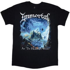 T-shirt Immortal At The Heart Of Winter (Back Print) Black 2XL T-shirt