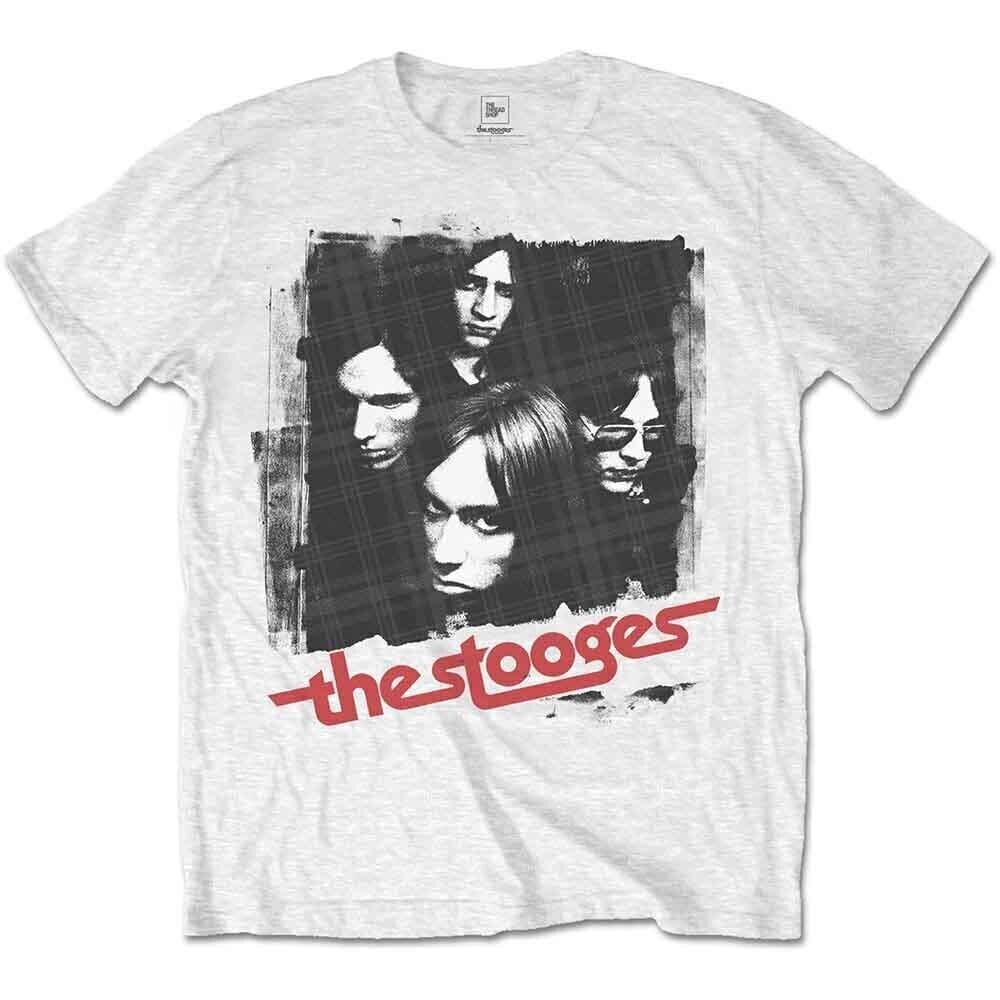 T-shirt Iggy & Stooges Four Faces White M T-shirt