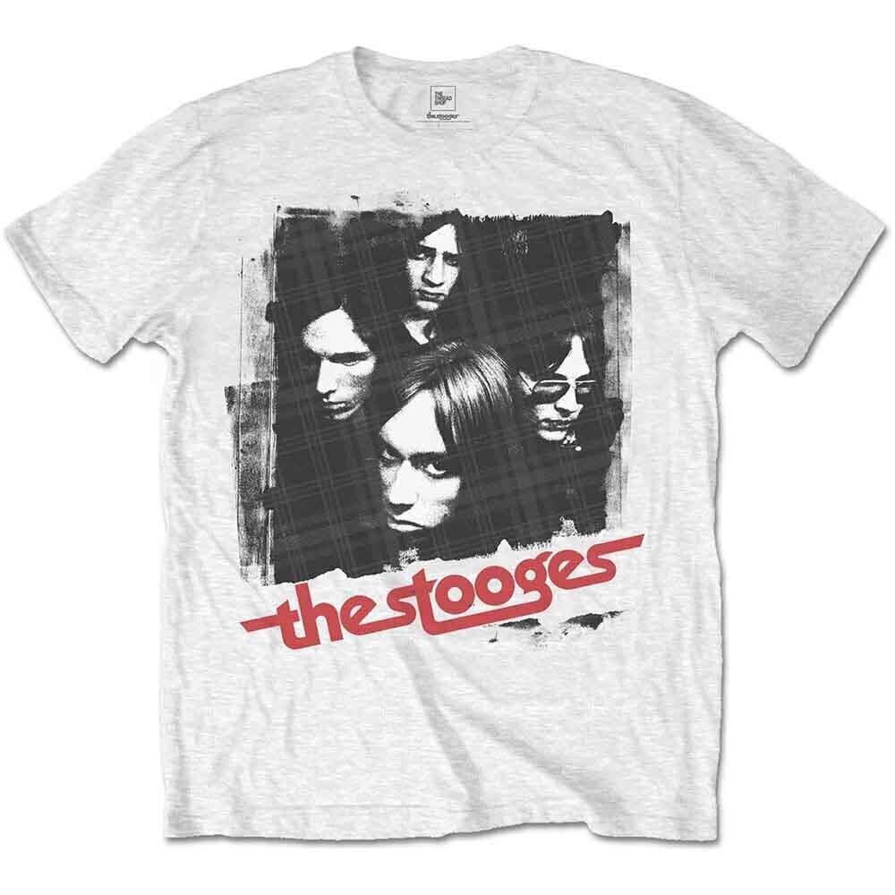 T-shirt Iggy & Stooges Four Faces White XL T-shirt