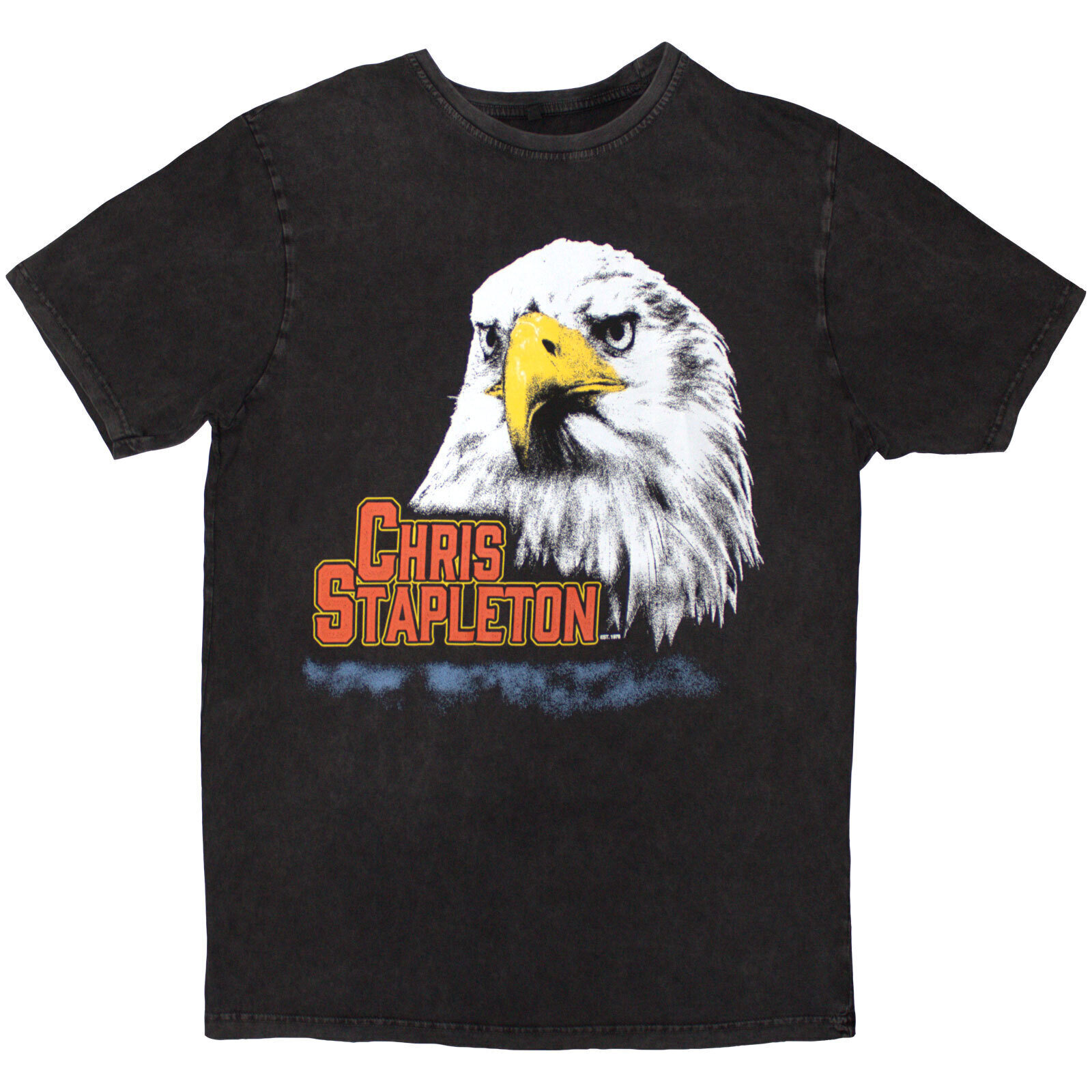 T-shirt Chris Stapleton Eagle (Stone Wash) Charcoal Grey XL T-shirt