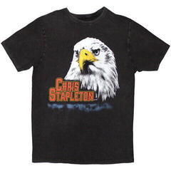 T-shirt Chris Stapleton Eagle (Stone Wash) Charcoal Grey XL T-shirt