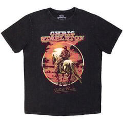 T-shirt Chris Stapleton White Horse (Stone Wash) Black 2XL T-shirt