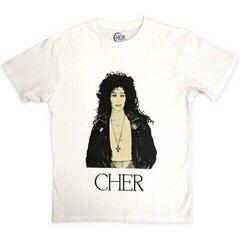 T-shirt Cher Leather Jacket White XL T-shirt