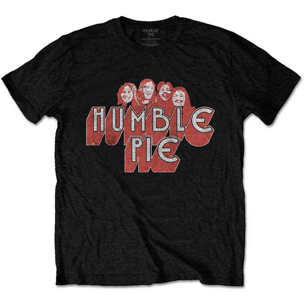 T-shirt Humble Pie Live '73 Poster Black XL T-shirt