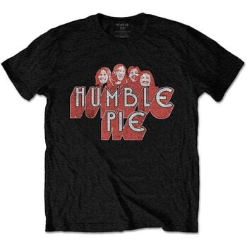 T-shirt Humble Pie Live '73 Poster Black XL T-shirt - 1