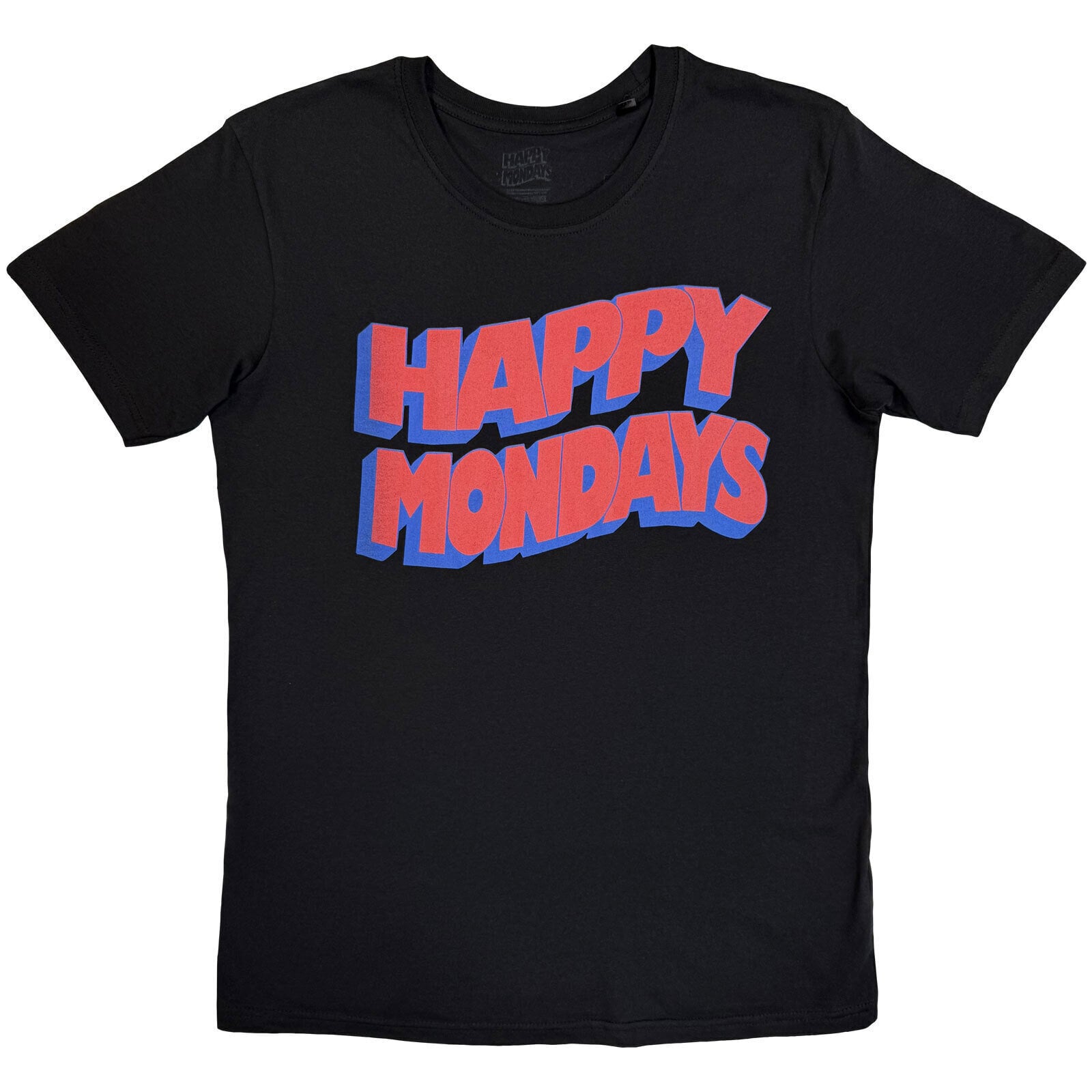T-särk Happy Mondays Wavy Logo Black S T-särk