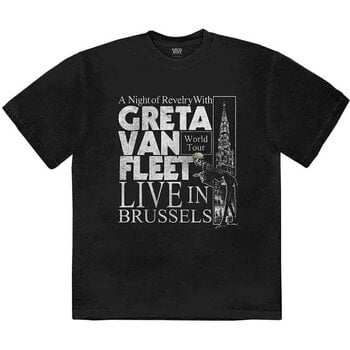 Camiseta de manga corta Greta Van Fleet Night of Revelry Black S Camiseta de manga corta - 1