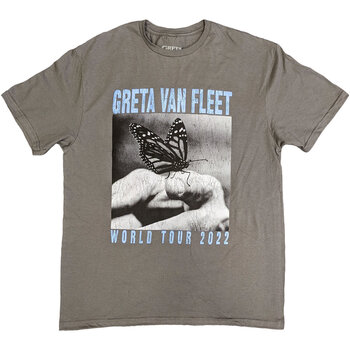 T-shirt Greta Van Fleet World Tour Butterfly Charcoal Grey XL T-shirt - 1
