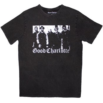 T-särk Good Charlotte Band Photo (Stone Wash) Charcoal Grey S T-särk - 1