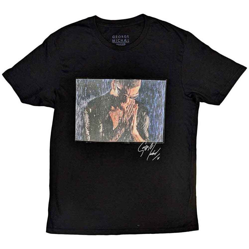 T-shirt George Michael Film Still Black L T-shirt