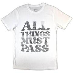 T-shirt George Harrison All Things Must Pass Text Infill White XL T-shirt