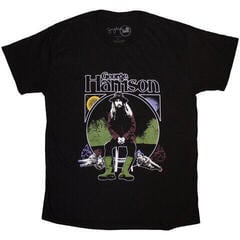 T-shirt George Harrison Sun & Moon Black XL T-shirt