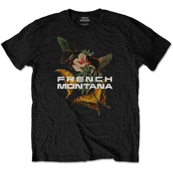 T-shirt French Montana Butterfly Black XL T-shirt - 1