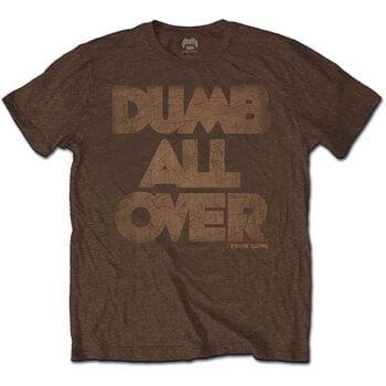 T-Shirt Frank Zappa Dumb All Over Brown M T-Shirt - 1