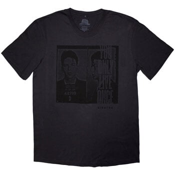 T-Shirt Frank Sinatra Mugshot Charcoal Grey S T-Shirt - 1