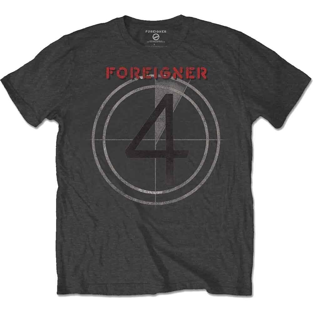 T-Shirt Foreigner 4 Charcoal Grey XL T-Shirt