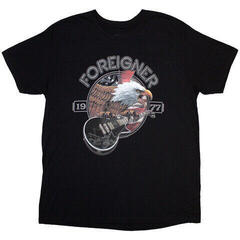T-shirt Foreigner Eagle Black XL T-shirt