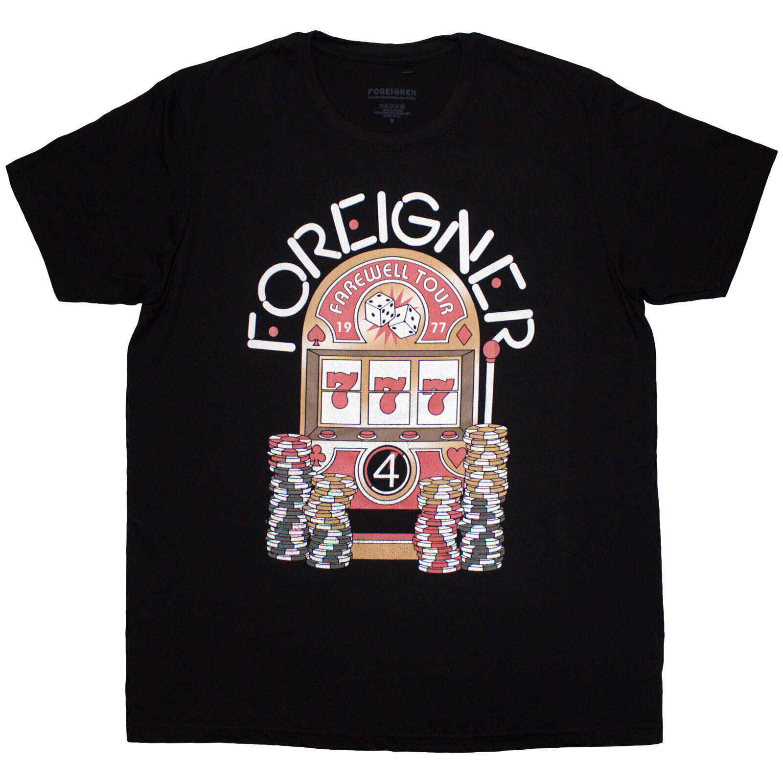 Shirt Foreigner Farewell Tour Black S Shirt
