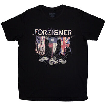 T-shirt Foreigner Texas Farewell Black 2XL T-shirt - 1