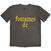 Tričko Fontaines D.C. Gothic Logo (Stone Wash) Charcoal Grey S Tričko