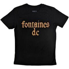 T-shirt Fontaines D.C. Gothic Logo Black L T-shirt
