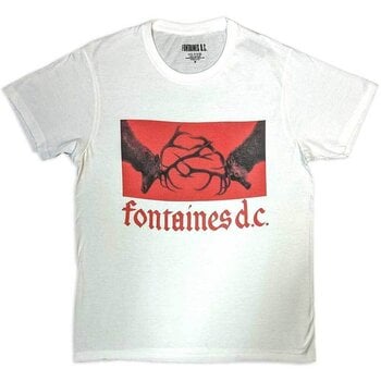 T-shirt Fontaines D.C. Clashing Stags White M T-shirt - 1