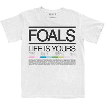 Shirt Foals Life Is Yours Song List White S Shirt - 1