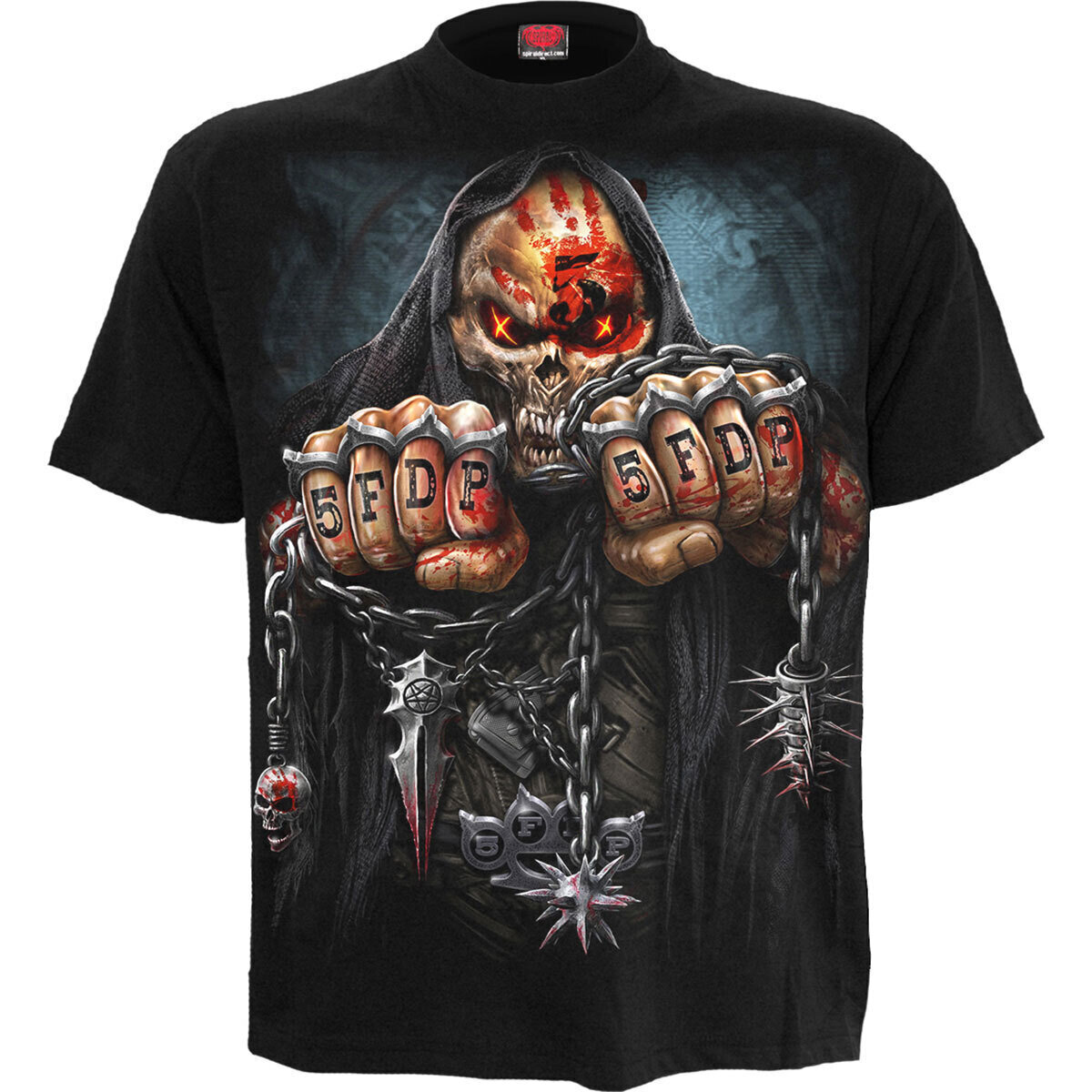 Koszulka Five Finger Death Punch Game Over (Back Print) Black M Koszulka