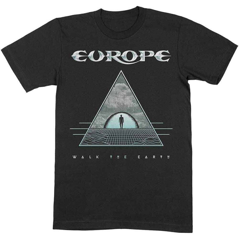 T-shirt Europe Walk The Earth Black S T-shirt