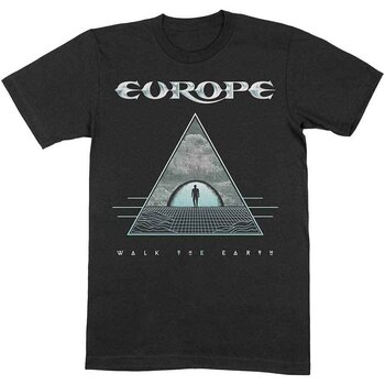 T-shirt Europe Walk The Earth Black XL T-shirt - 1