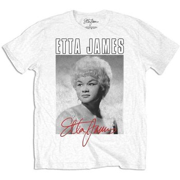 T-Shirt Etta James Portrait White 2XL T-Shirt - 1