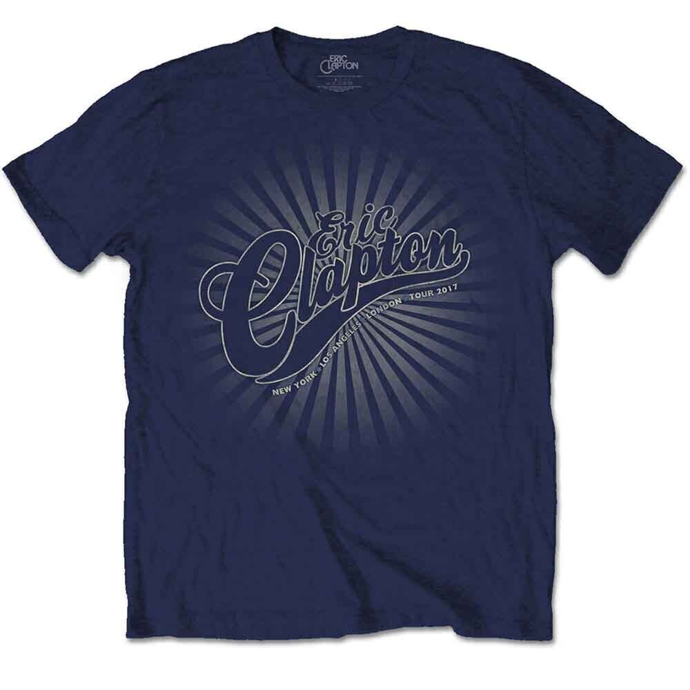 Ing Eric Clapton Logo Rays Navy Blue S Ing