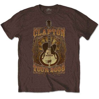 T-Shirt Eric Clapton Tour 2008 Brown XL T-Shirt - 1