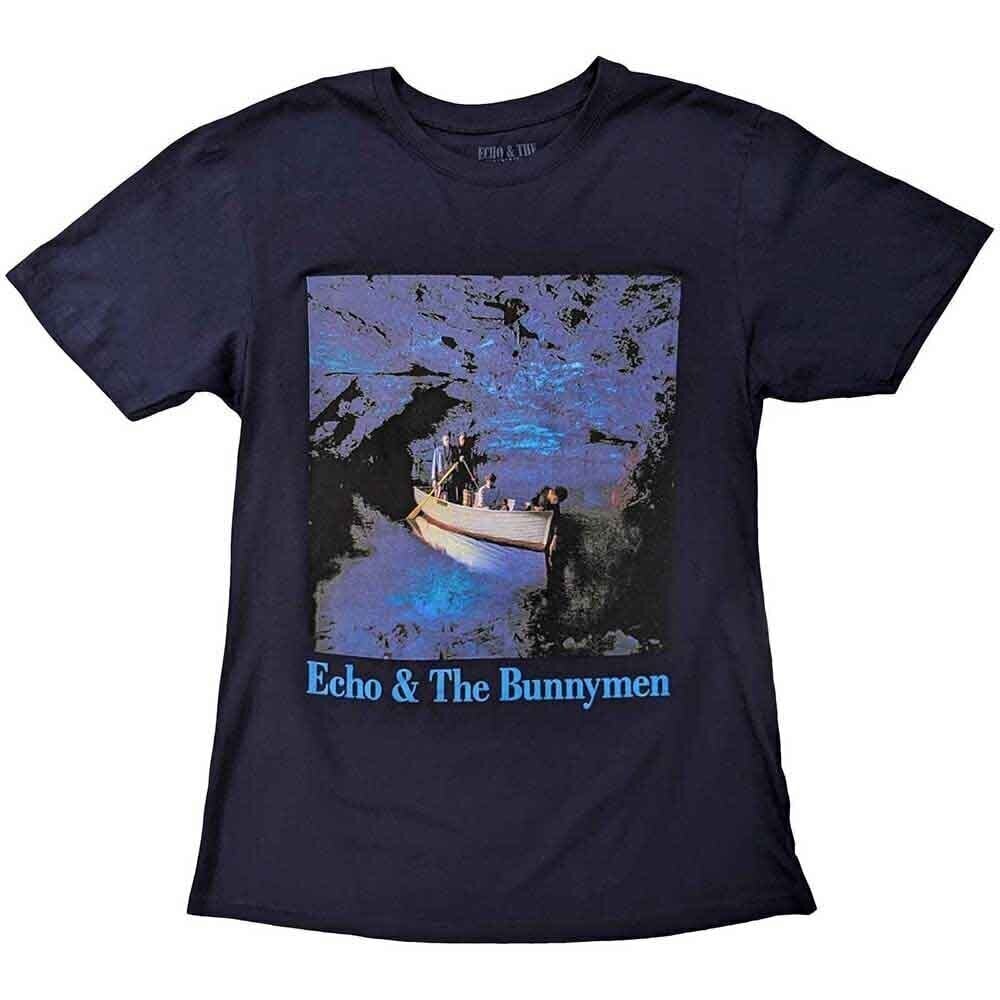 T-shirt Echo & The Bunnymen Ocean Rain Navy Blue 2XL T-shirt