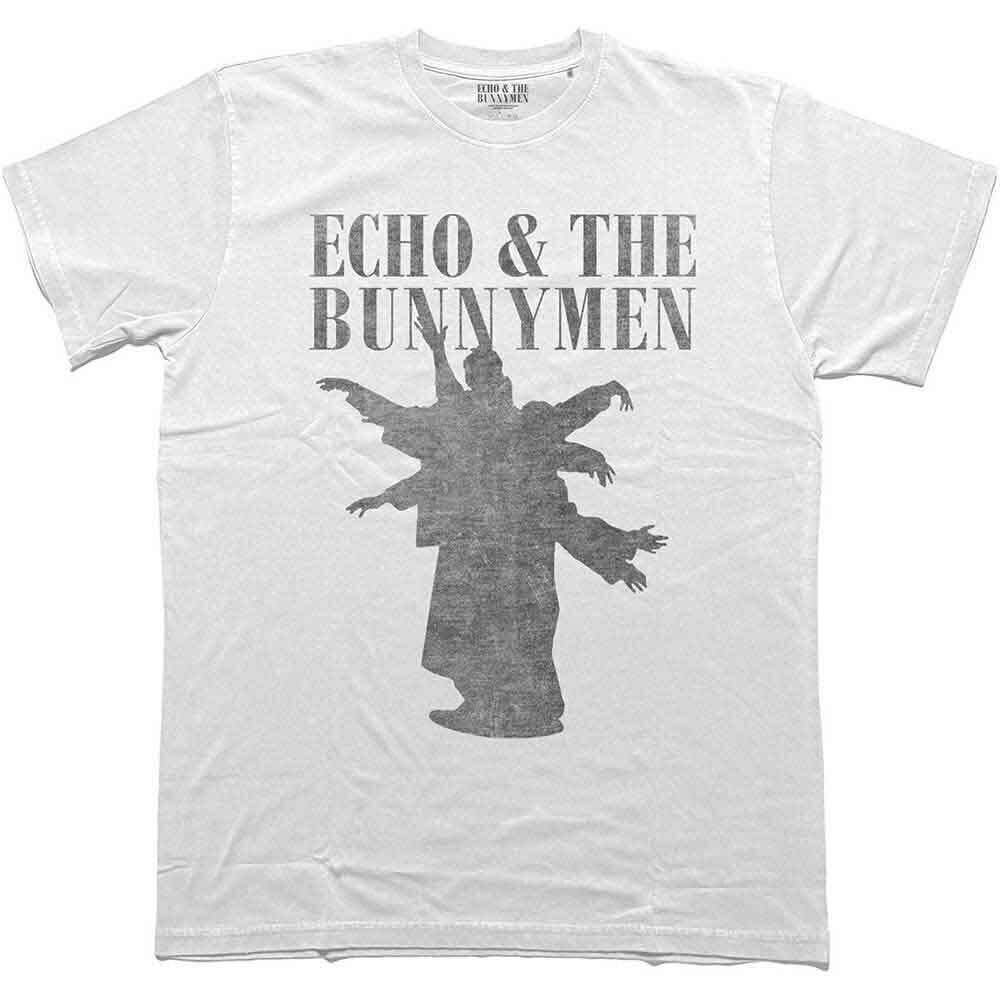 T-shirt Echo & The Bunnymen Silhouettes White XL T-shirt
