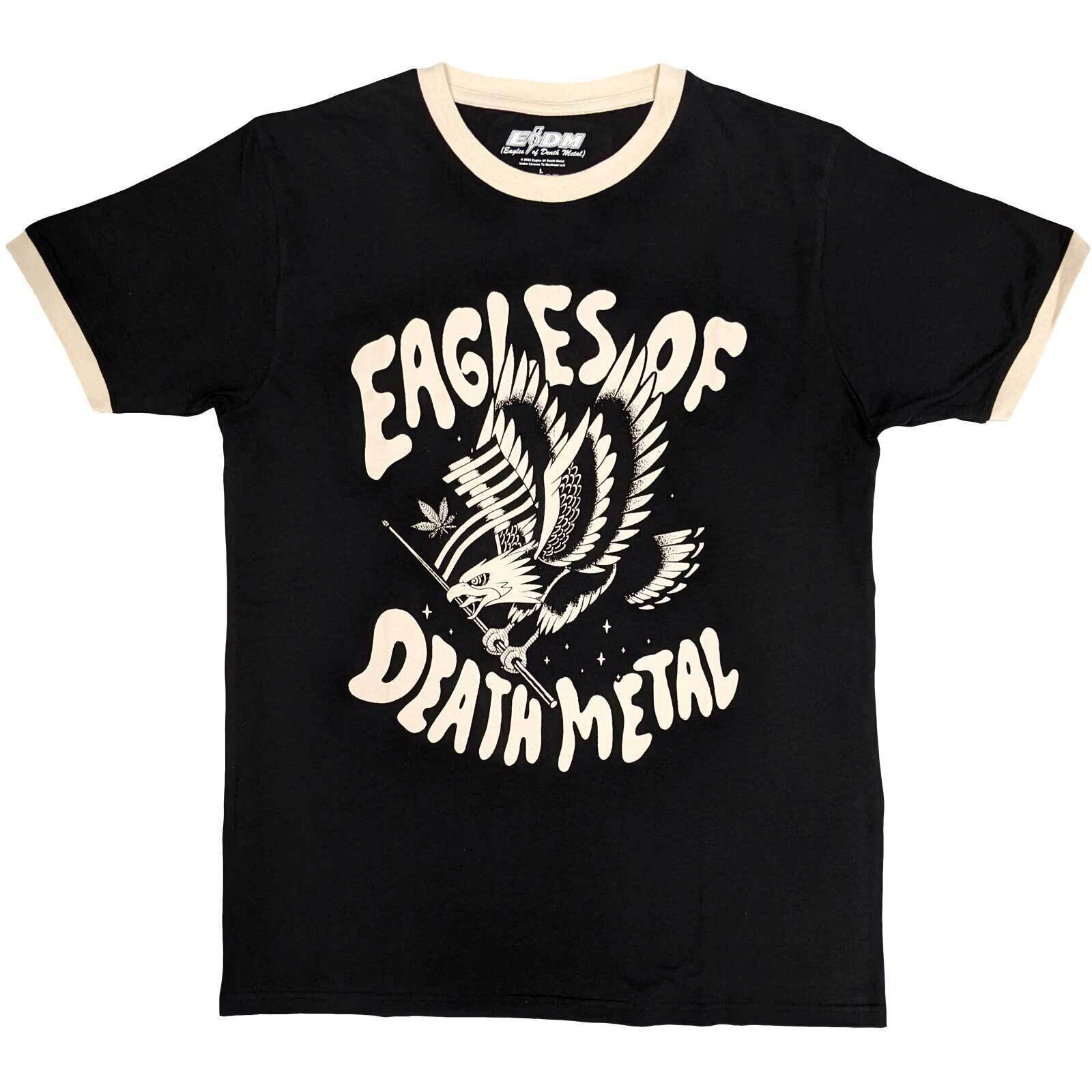 T-shirt Eagles Of Death Metal Eagle Ringer Black M T-shirt