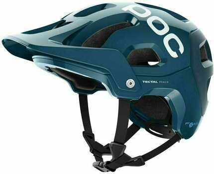 Bike Helmet POC Tectal Race SPIN Antimony Blue 55-58 Bike Helmet - 1