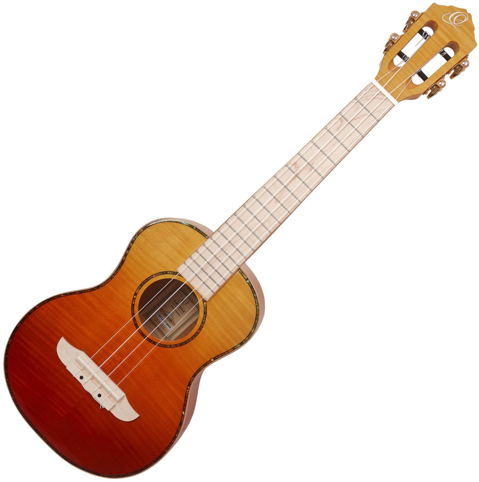 Tenori-ukulele Ortega RUPR Tenori-ukulele Tequila Burst Fade