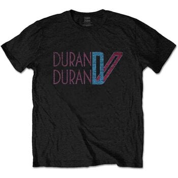 Skjorte Duran Duran Double D Logo Black 2XL Skjorte - 1