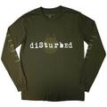 Disturbed European Tour '23 Take Back (Back Print & Ex-Tour) Green M T-Shirt