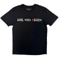 Skjorte Disturbed Are You Ready? (Back Print) Black 3XL Skjorte