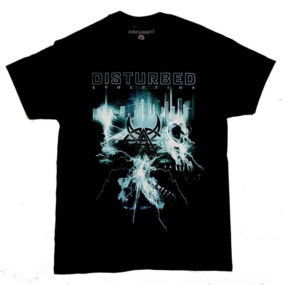 T-Shirt Disturbed Apocalypse Date back (Back Print & Ex-Tour) Black L T-Shirt