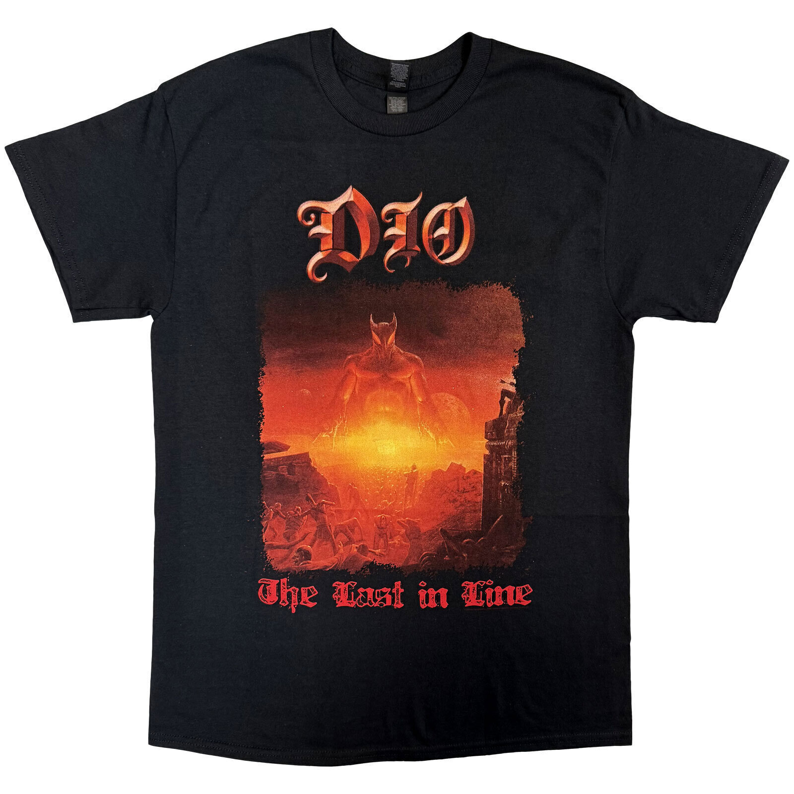 T-Shirt Dio Last In Line (Back Print) Black 2XL T-Shirt