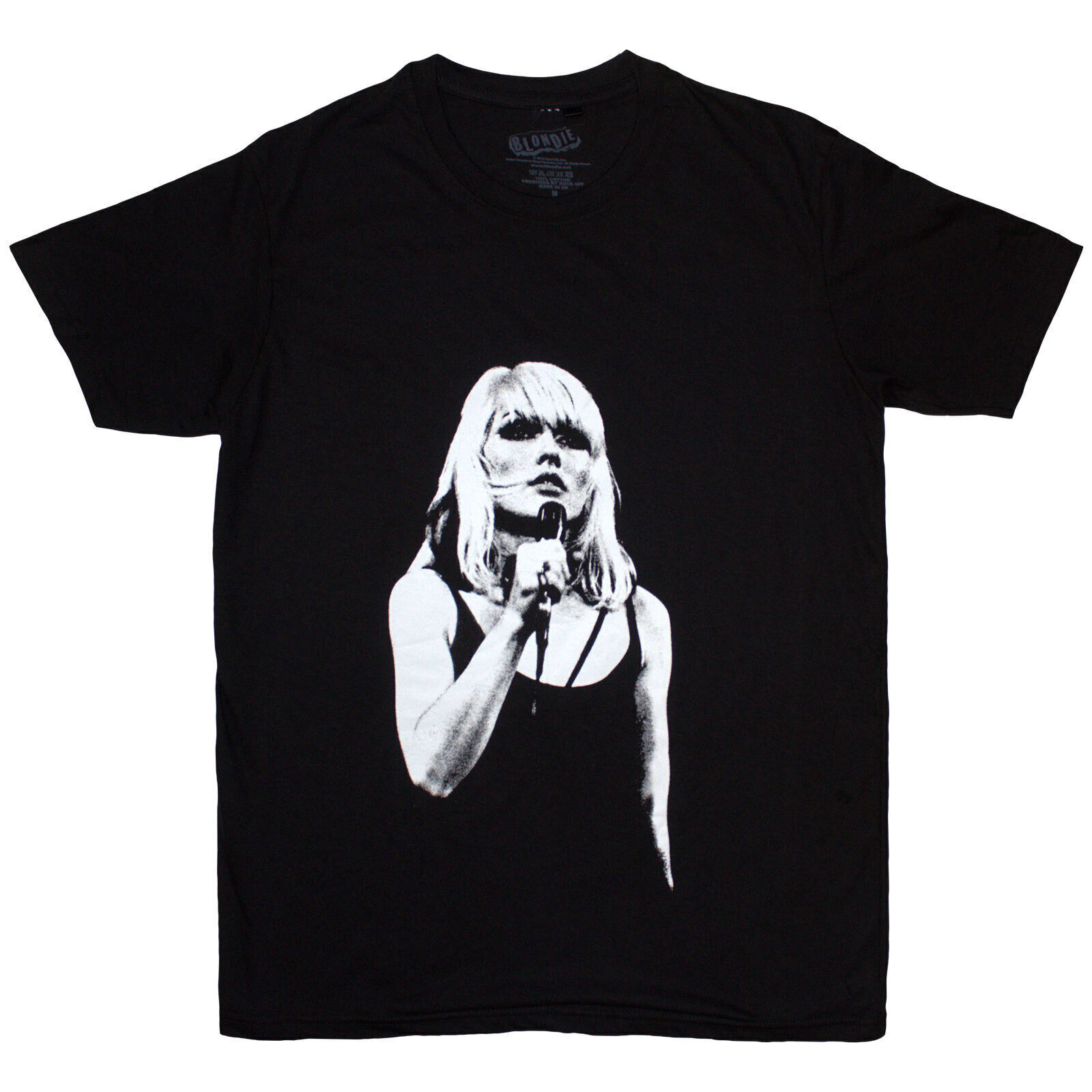 T-Shirt Debbie Harry Open Mic Black 2XL Damen T-Shirt