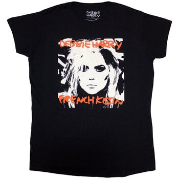 T-shirt Debbie Harry French Kissin' Black XL Femme T-shirt - 1