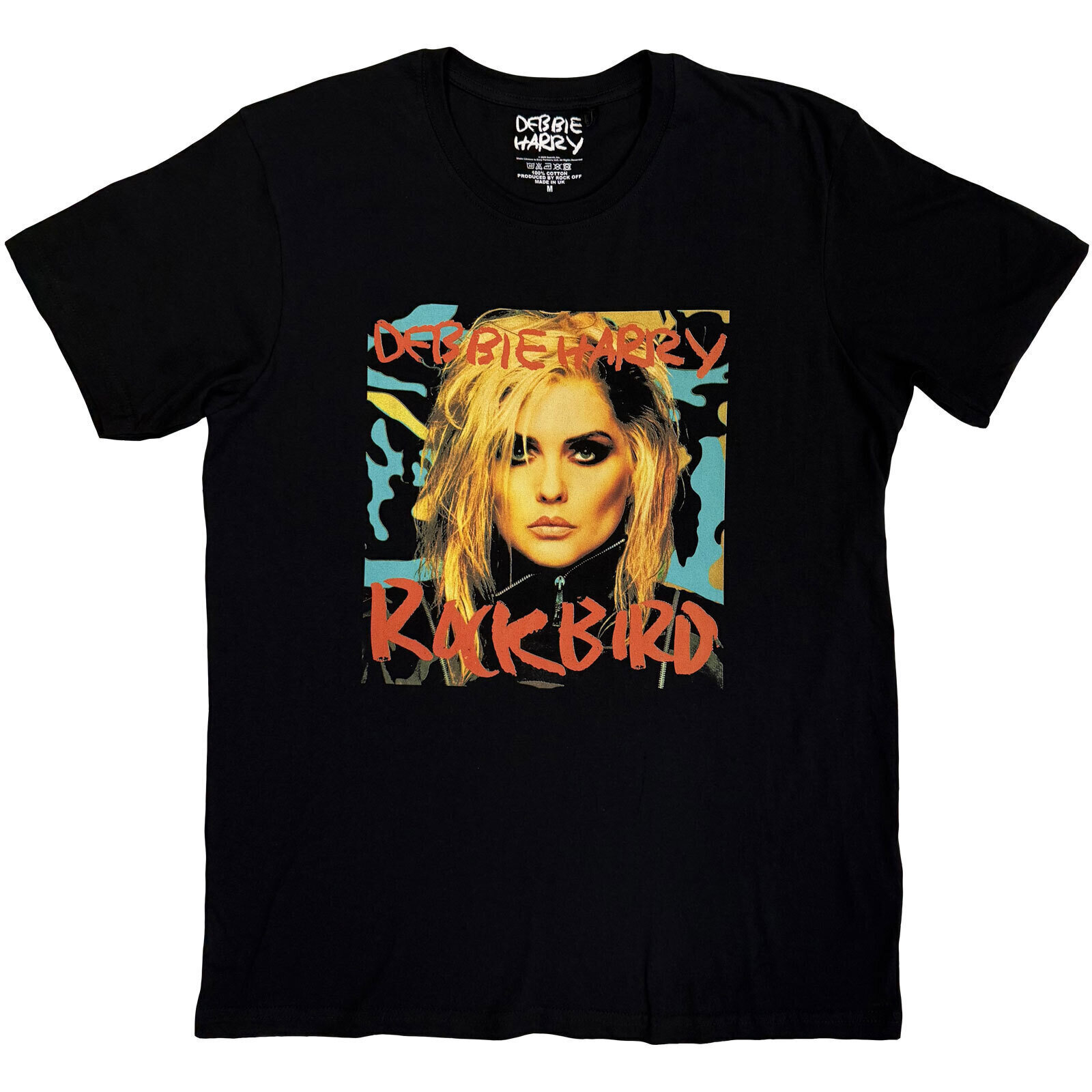 T-Shirt Debbie Harry Rockbird Black 2XL T-Shirt