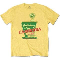 T-Shirt Dead Kennedys Holiday in Cambodia Daisy Yellow L T-Shirt